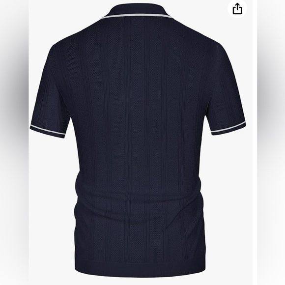 Paul Jones Navy Blue Button-Up Shirt Size XL - Picture 11 of 11